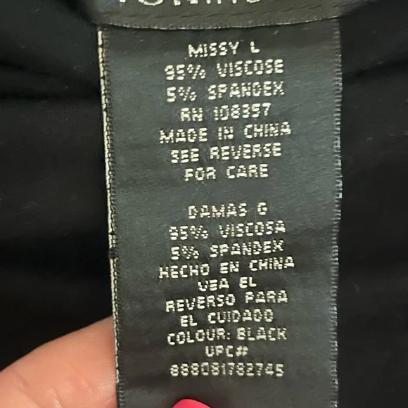 Design History Classic Black A-Line Maxi Skirt with Black Fold Ovef Waist-NWOT - Picture 3 of 4